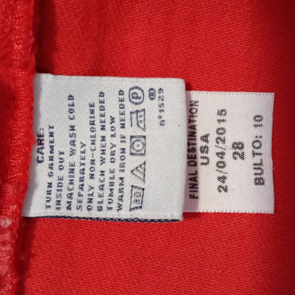 💋Ralph Lauren Sport💋 - Red Stretch Denim Short - Picture 7 of 13